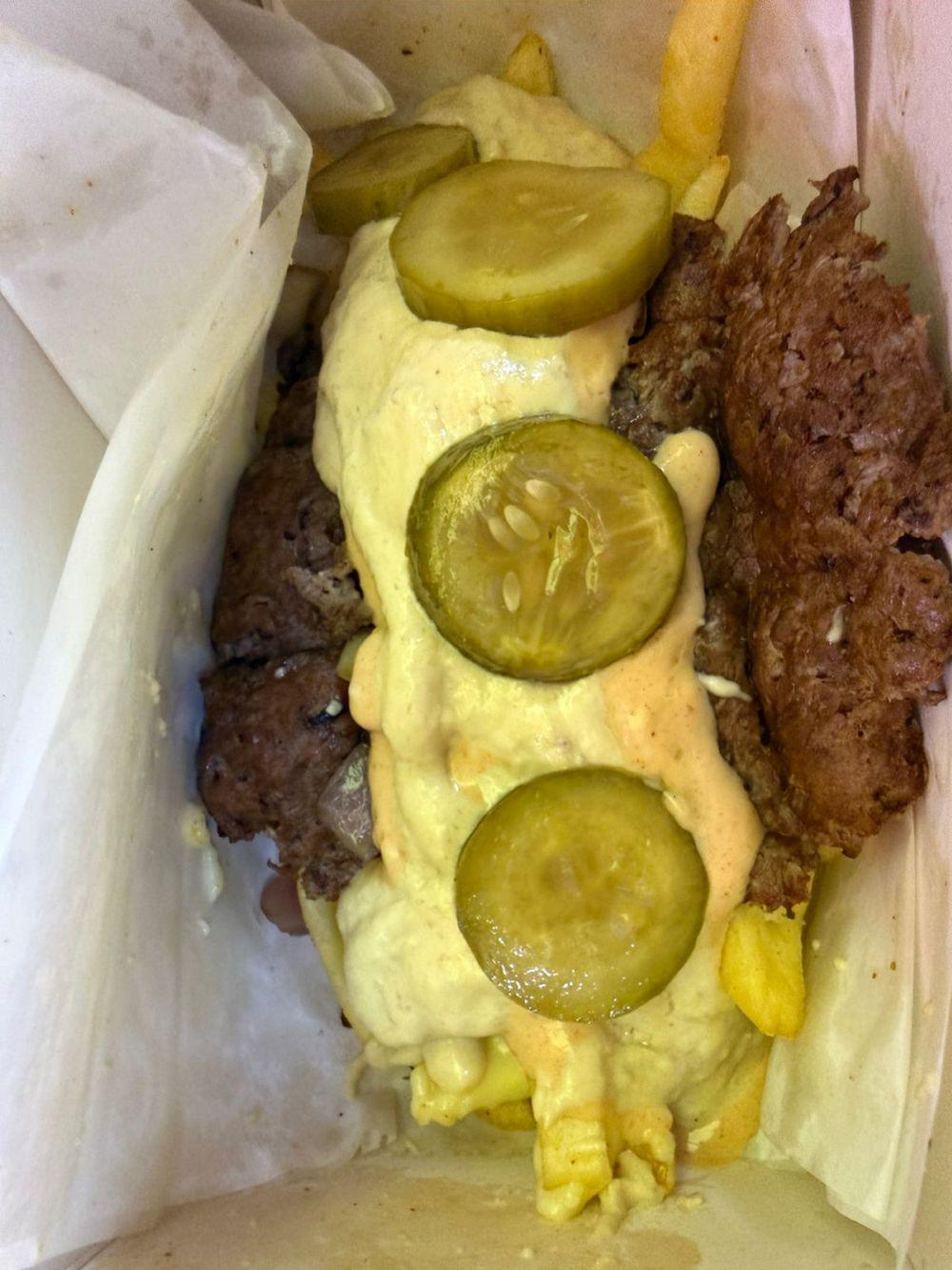 Box loaded beef fries