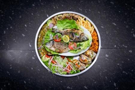 Synya Poisson Grillée  2 Personnes