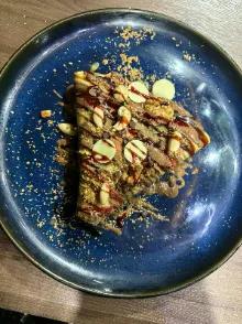Crêpe nutella banane pistache