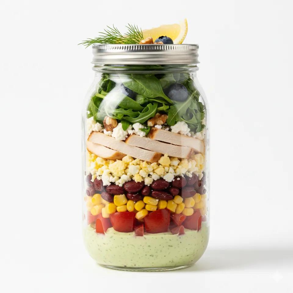 Salade en pot