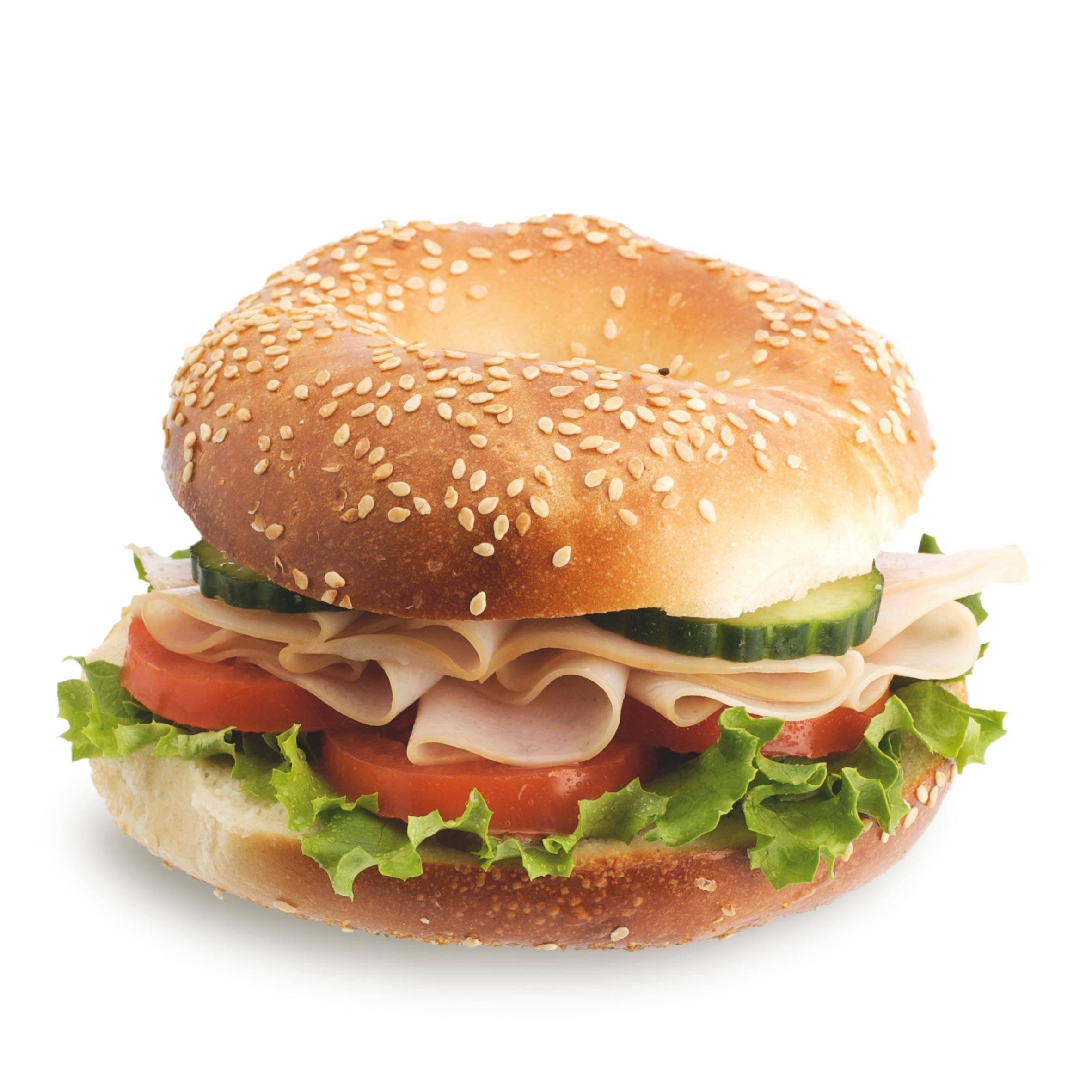 Mini bagel poulet fumé