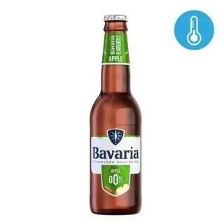 Bavaria sans alcool saveur pomme bouteille en verre 33cl