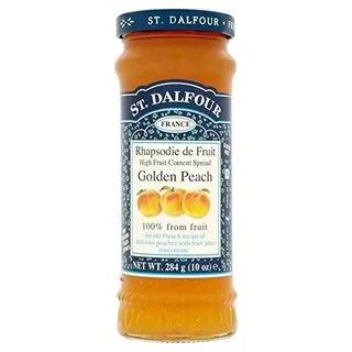 Confiture de pêches sans sucre ajouté 284g - ST. DALFOUR