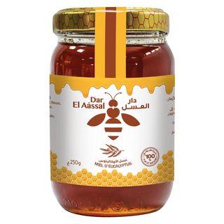 Miel d'eucalyptus pot en verre 250g - DAR EL AÂSSAL