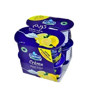 Yaourt brassé citron Crème 8x110g - CHERGUI
