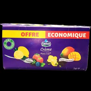 Yaourt brassé crème 16x110g - CHERGUI