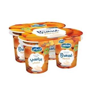 Yaourt brassé aux fruits abricot 4x110g - CHERGUI