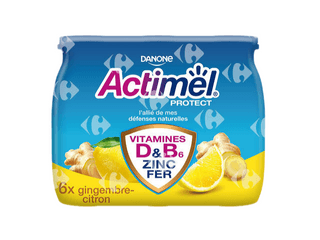 Yaourt à boire protect gingembre et citron 6x100g - ACTIMEL