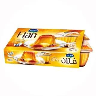 Dessert flan au coulis de caramel 8x85g - JAOUDA