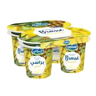 Yaourt brassé aux fruits ananas 4x110g - CHERGUI