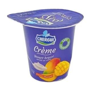 Yaourt brassé mangue Crème 110g - CHERGUI