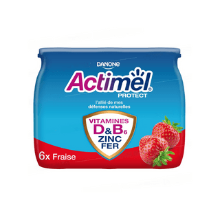 Yaourt à boire protect fraise 6x100g - ACTIMEL