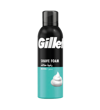 Mousse à raser Basique menthol GILLETTE 200ML - 767