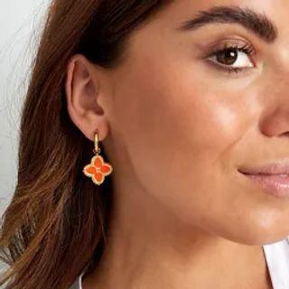 C-Bo Boucles D'Oreilles Steriles Ear Piercing Vert Dore Reference Cbop01