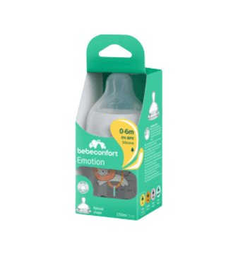 Dodie Biberon Initiation 150Ml Mickey Bleu 0-6Mois Tetine Ronde D3