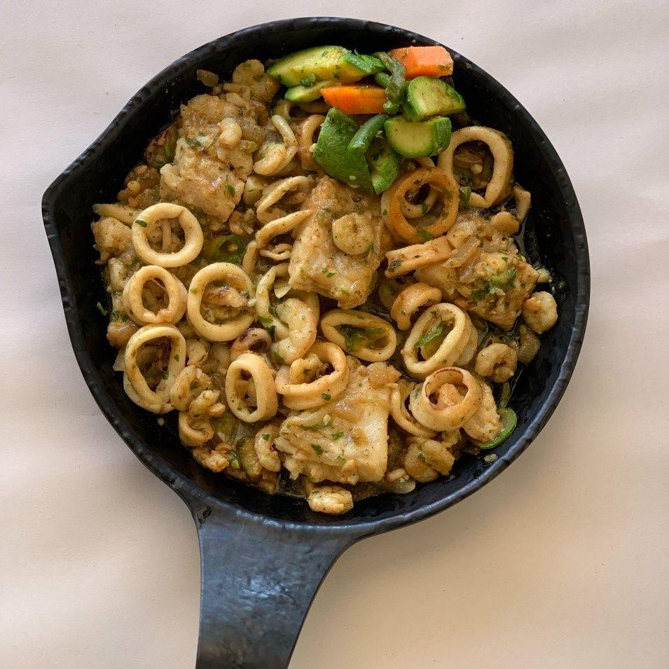 Crevette Calamar Sauté