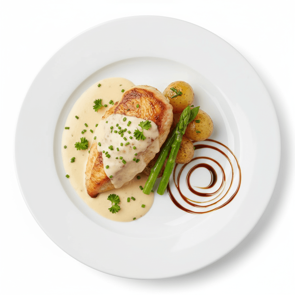 Émincé de Poulet à la crème