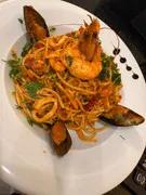 Spaghetti fruits de mer