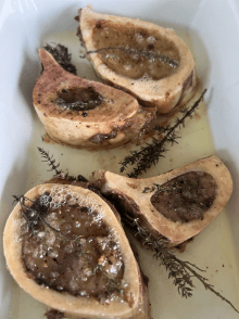 Os à Moëlle Gratiné au Four