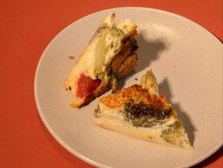 Quiche sans gluten brocolis, fêta, tomates cerise (pièce)
