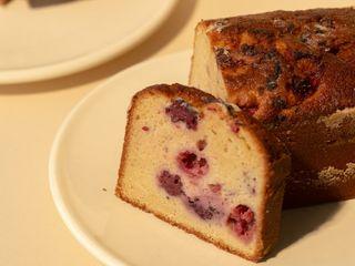 Cake citron framboises (part)