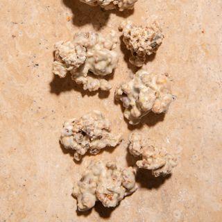 P'tits rochers chocolat blanc, citron vert & cranberries (100g)