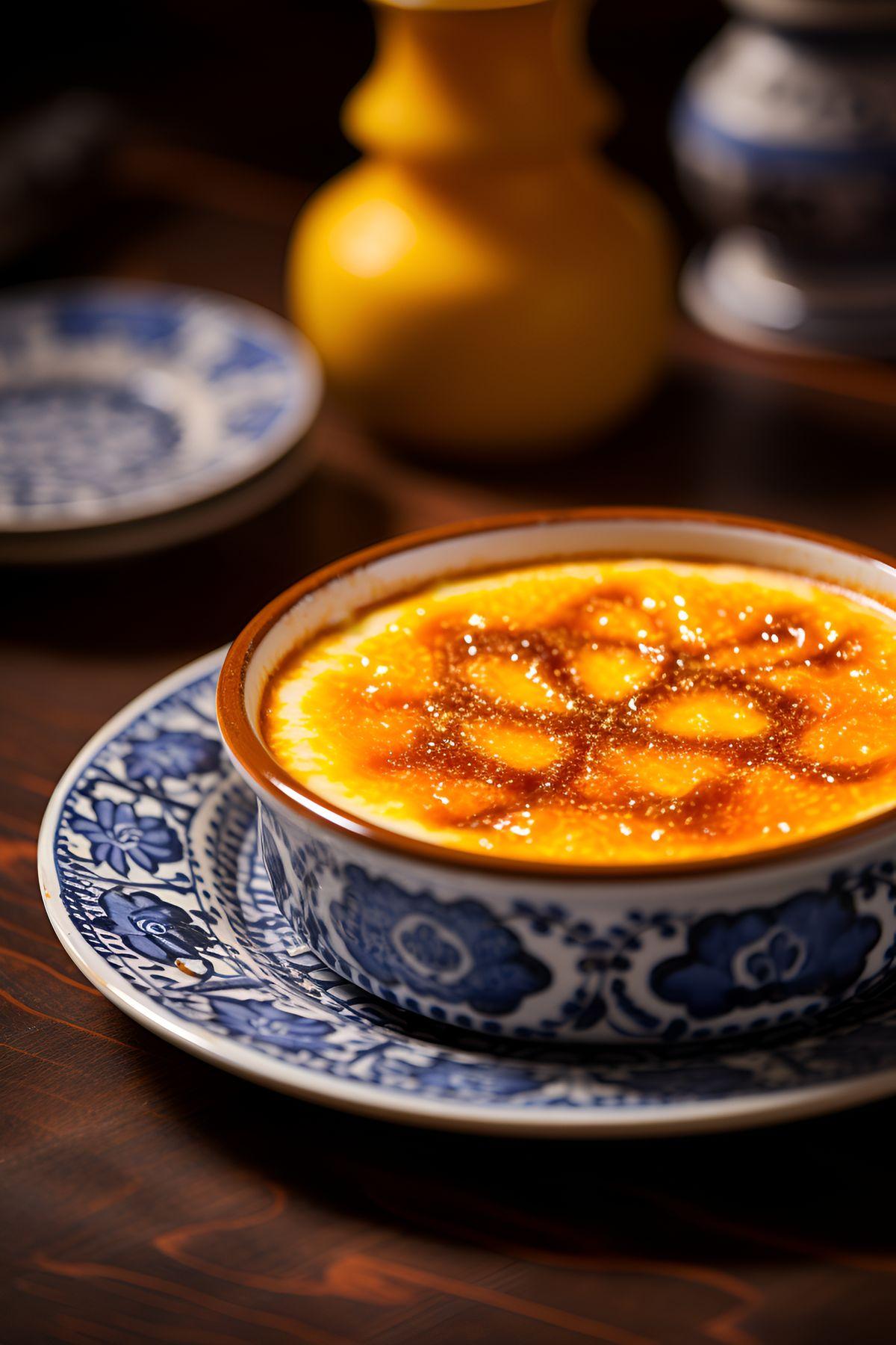 Crème catalane style espagnol