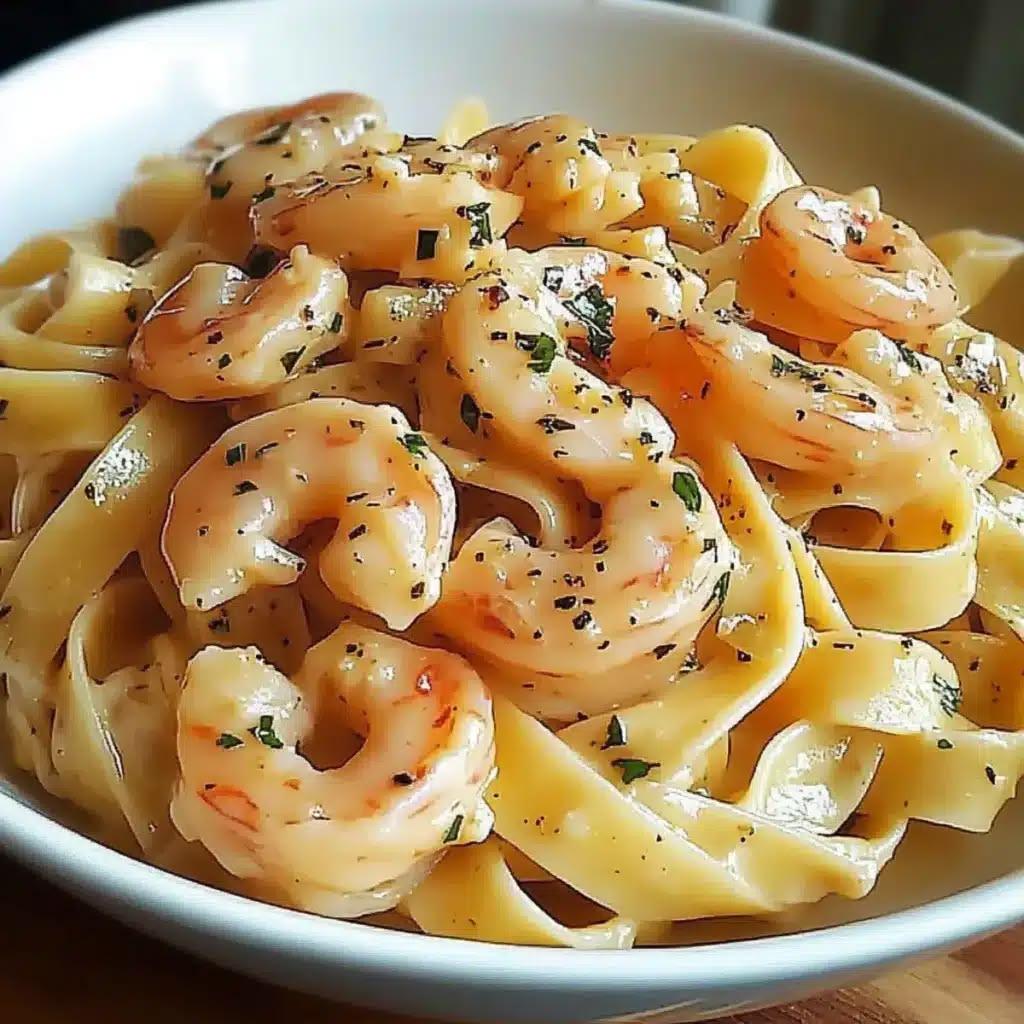 Tagliatelle aux Crevettes