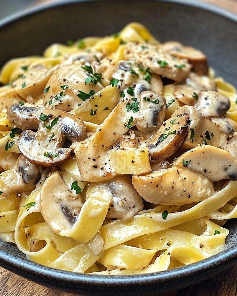 Tagliatelle à la Crème Poulet