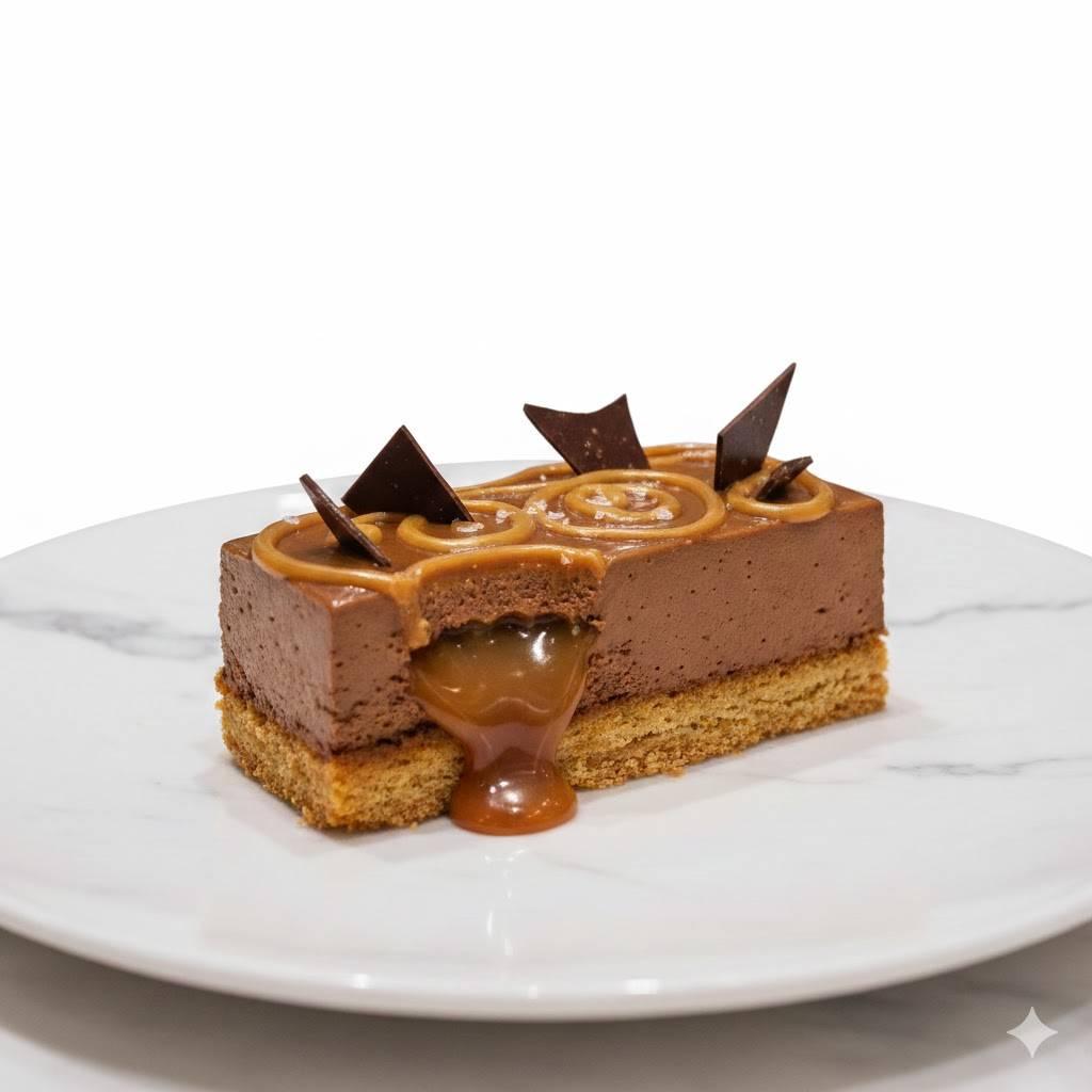 Tranche Génoise Caramel