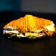 Breakfast Croissant — Scrambled eggs + avocado