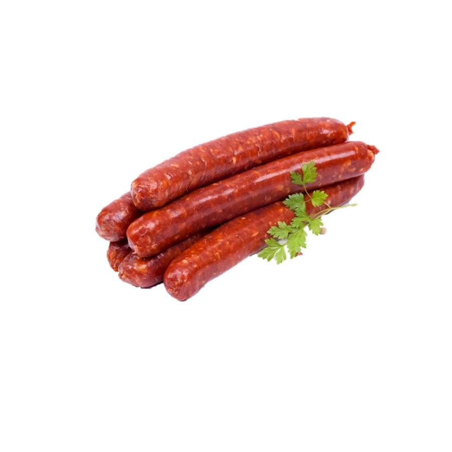 Saucisse piquante et nature