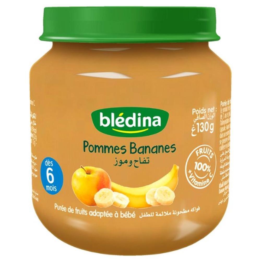 Compote Pommes Bananes Blédina 130g