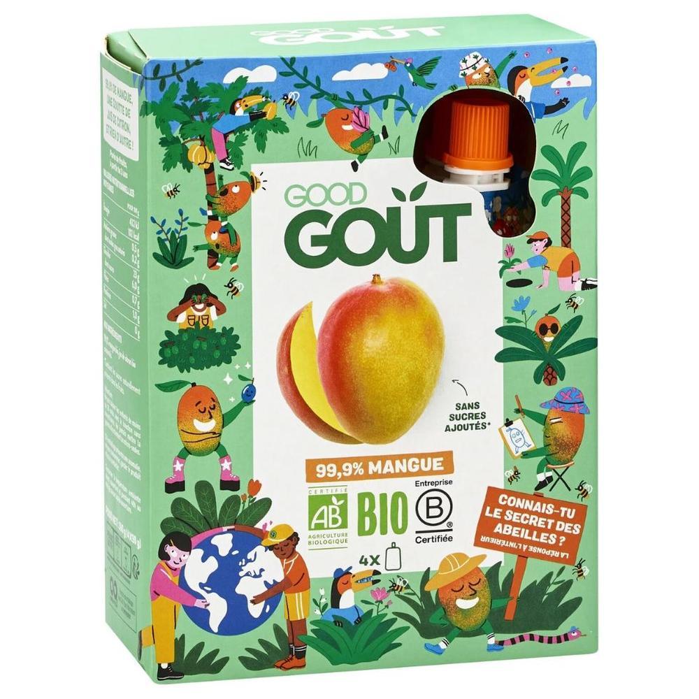 Gourdes Mangue Good Goût Bio 4 unités 90g