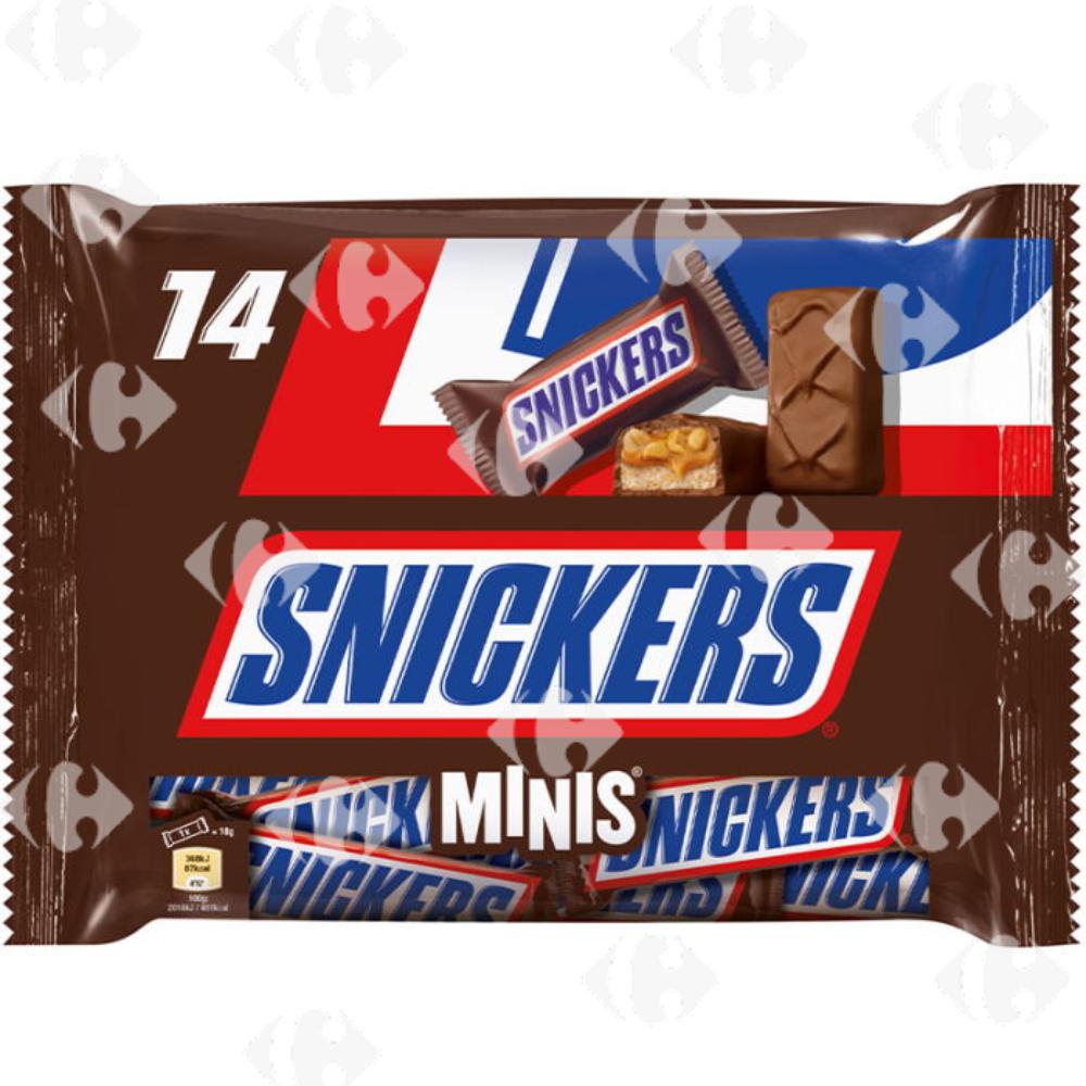 Mini Barres Chocolatées Snickers 227g