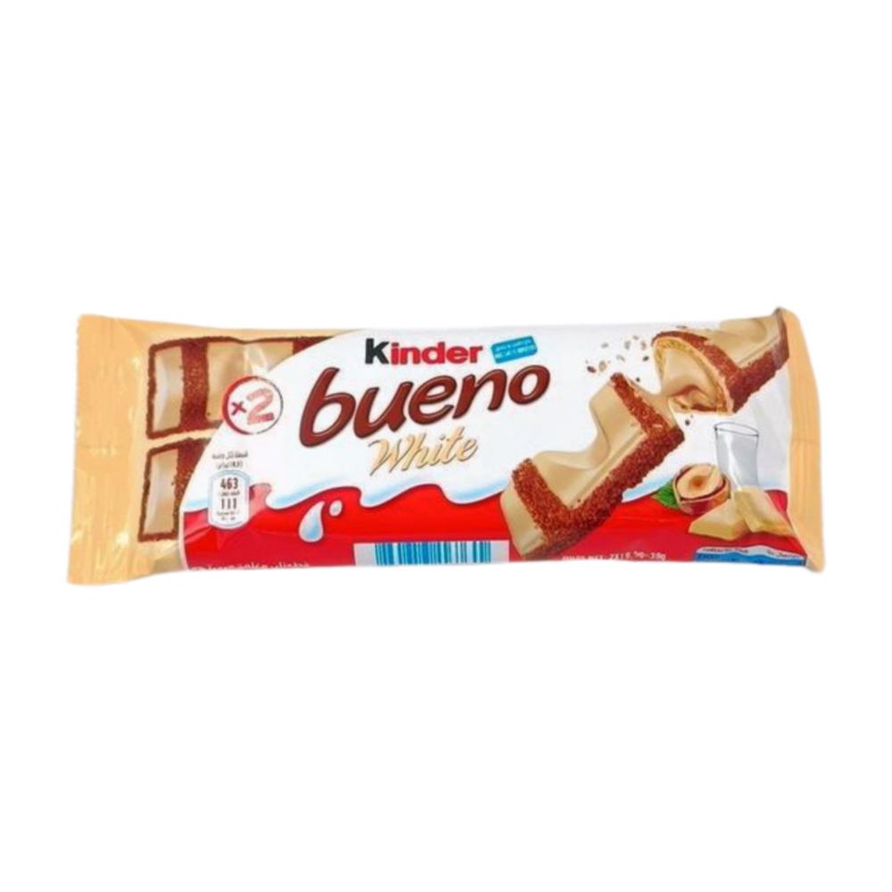 Barres de chocolat Blanc Kinder Bueno 43g