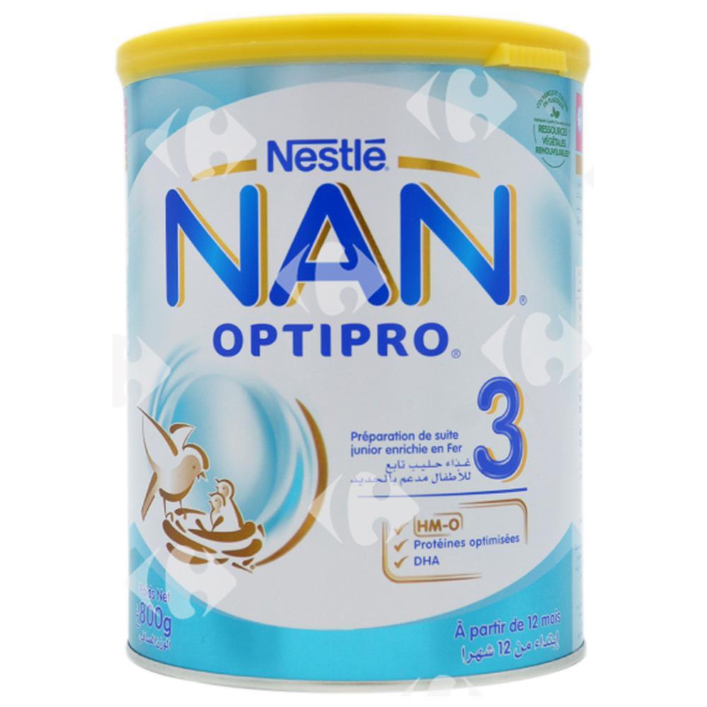 Lait de Croissance Optipro 3 Nan 800g