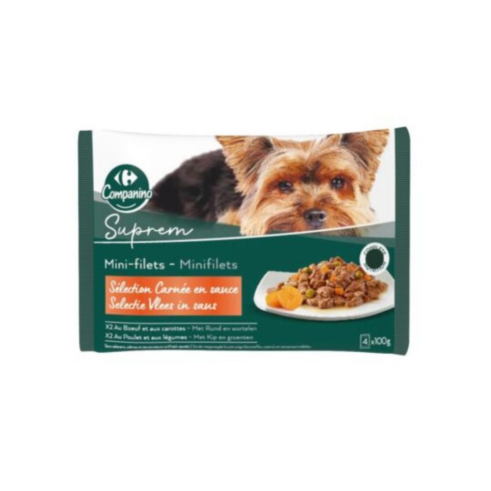 Pâtée pour Chien Adulte Carrefour Companino 4x100g