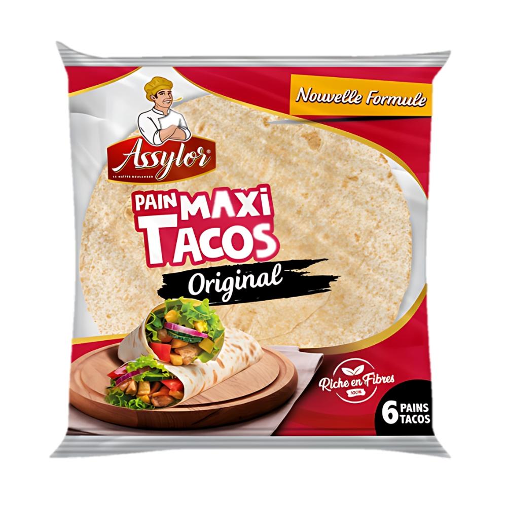 Pain Tacos Maxi Assylor 6 pièces 510g