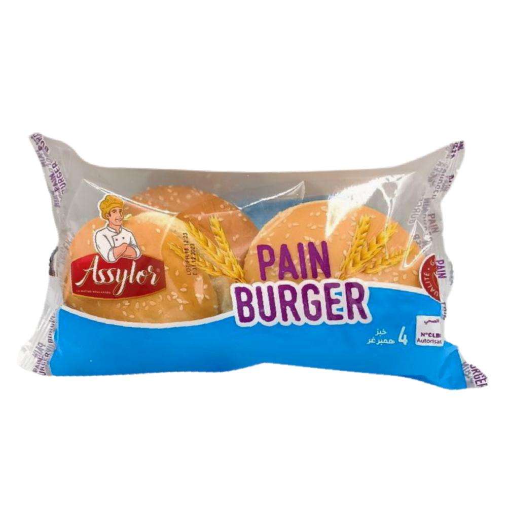 Pain Hamburger Assylor 4 pièces 230g