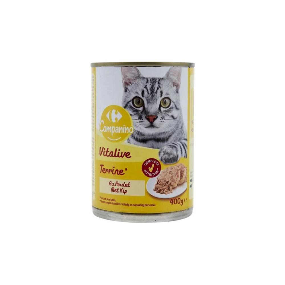 Pâtée pour Chat Adulte Carrefour Companino 400g