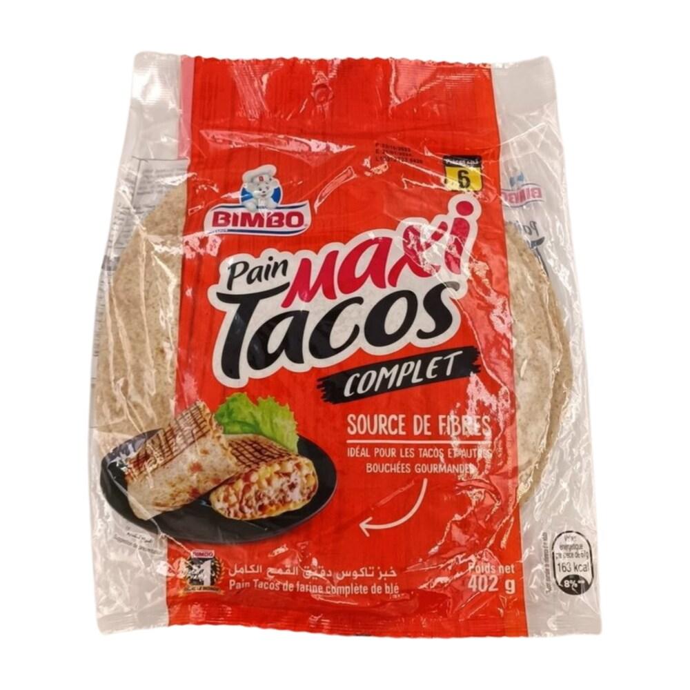Maxi Tacos Complet Bimbo 402g 6 unités.