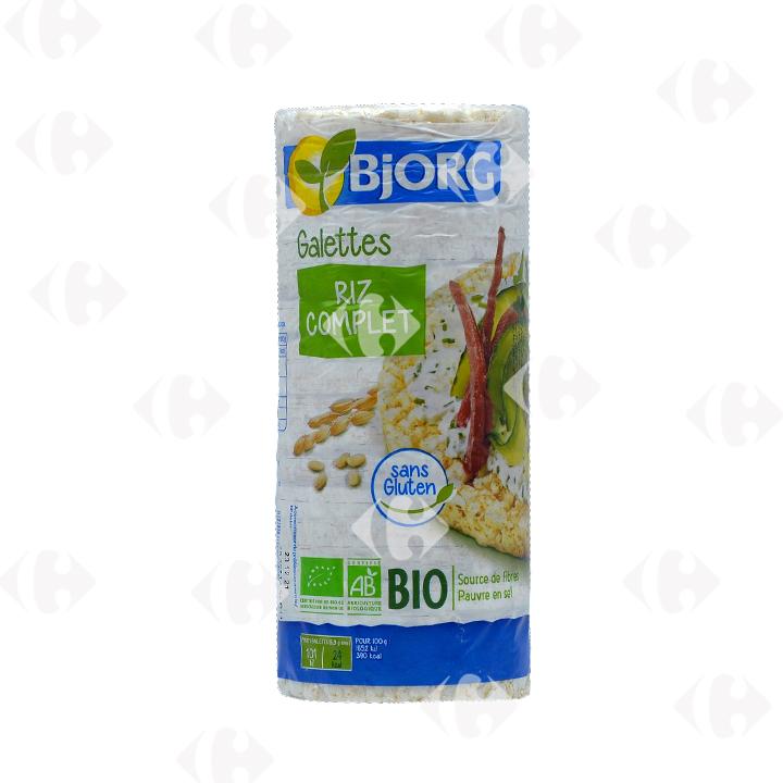 Galettes de Riz Complet Bio et sans gluten Bjorg 130g