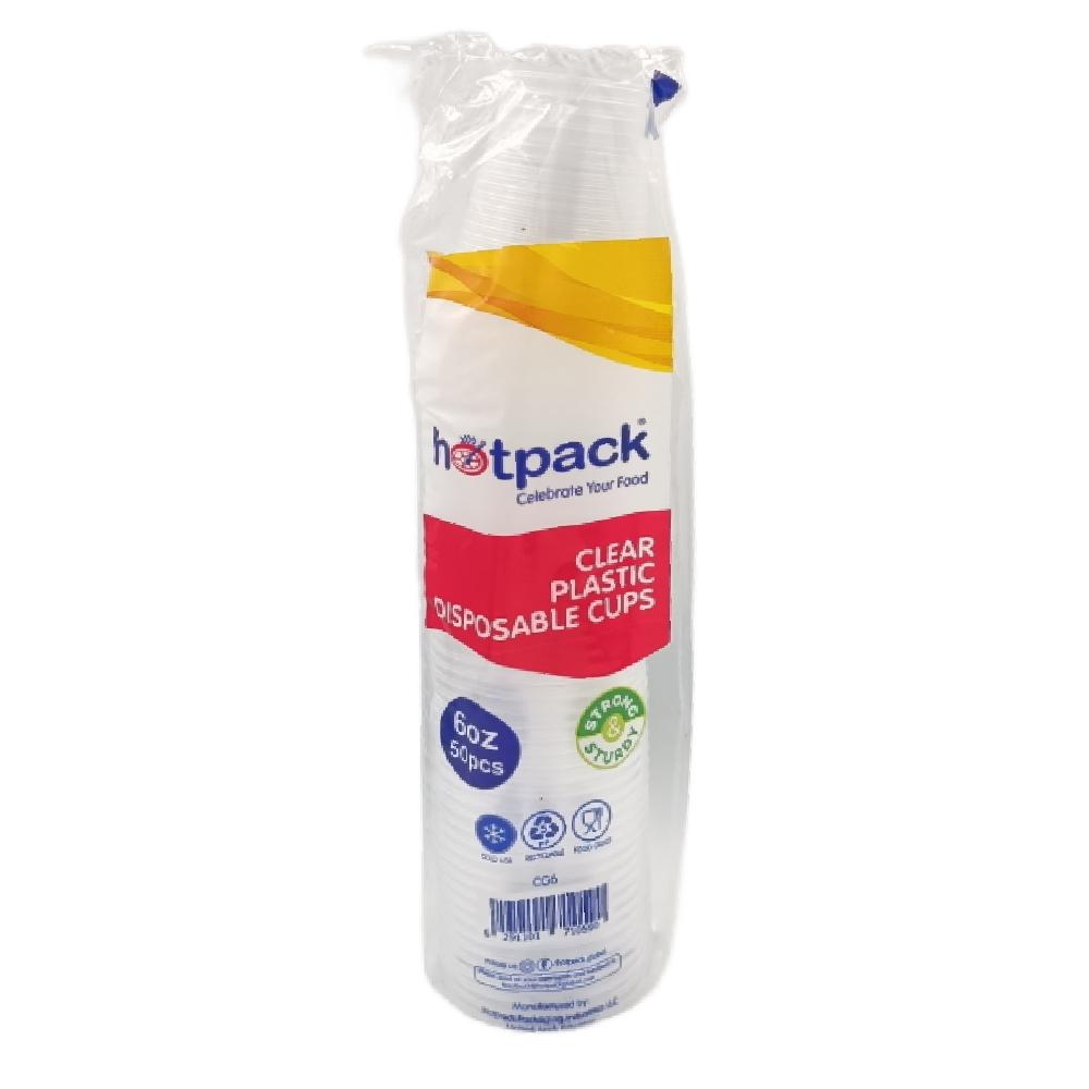 Gobelet Plastique Transparent 18cl 50 unités
