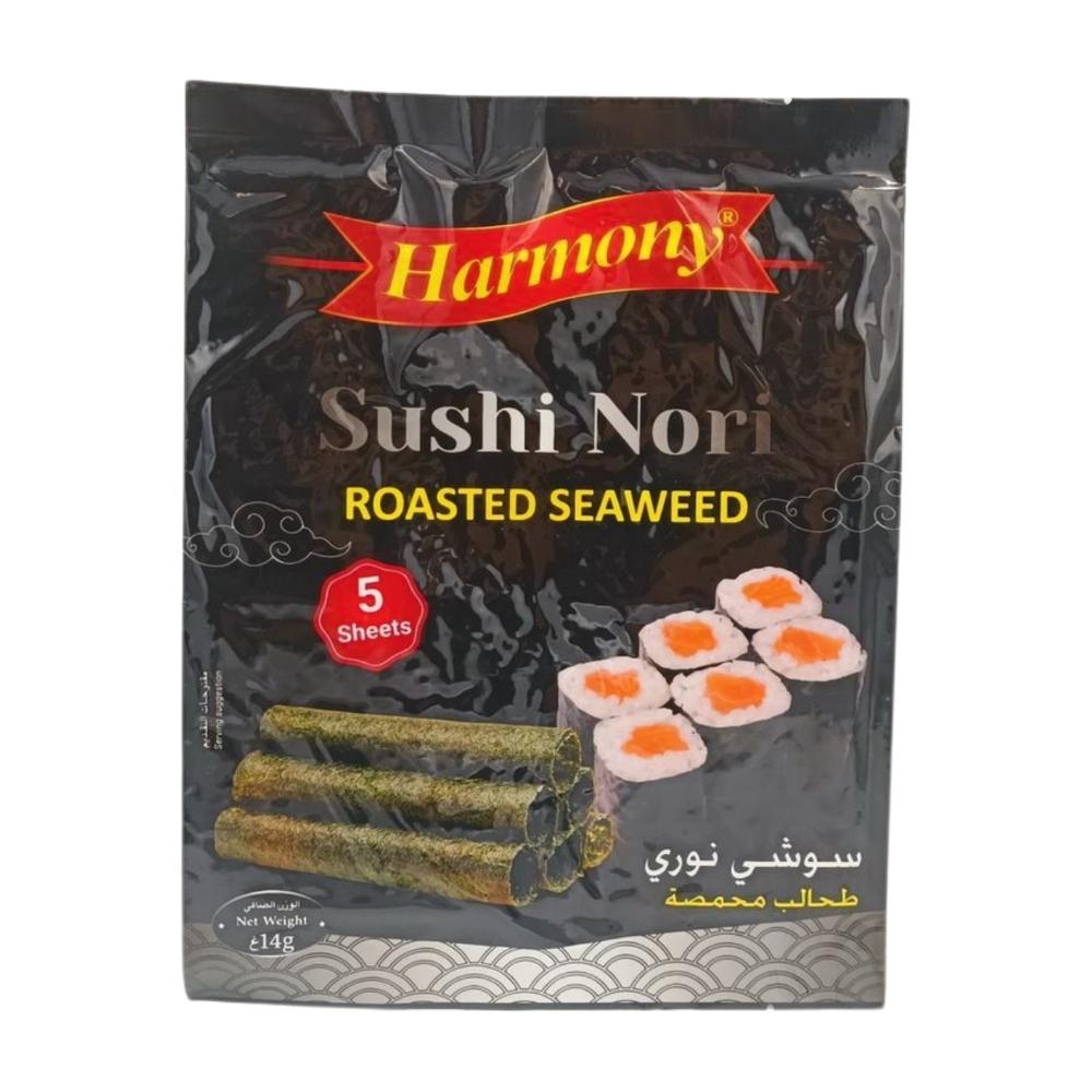 Feuille Sushi Nori Harmony 14g 5 unités.