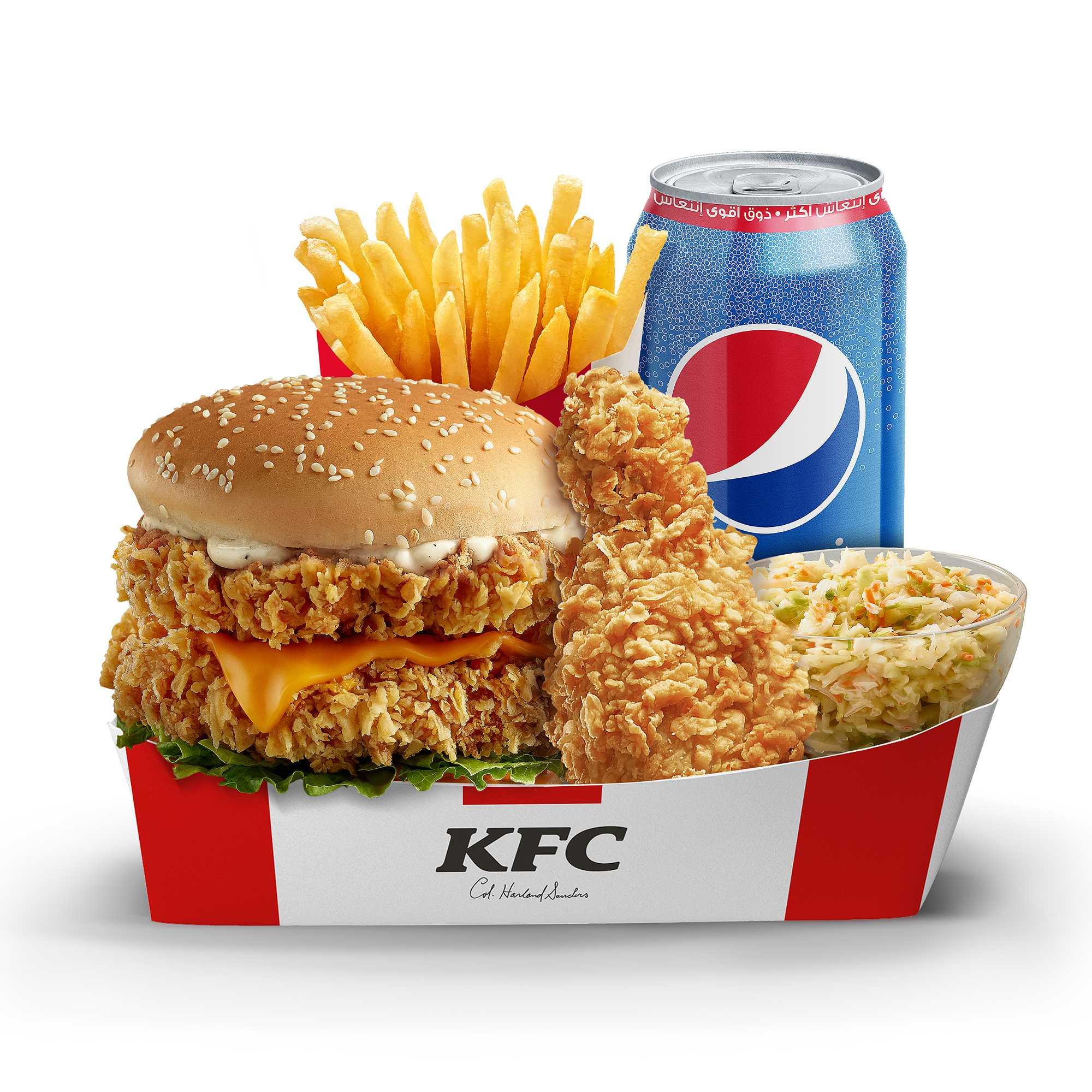 Double Zinger Box Original, Spicy or Mix