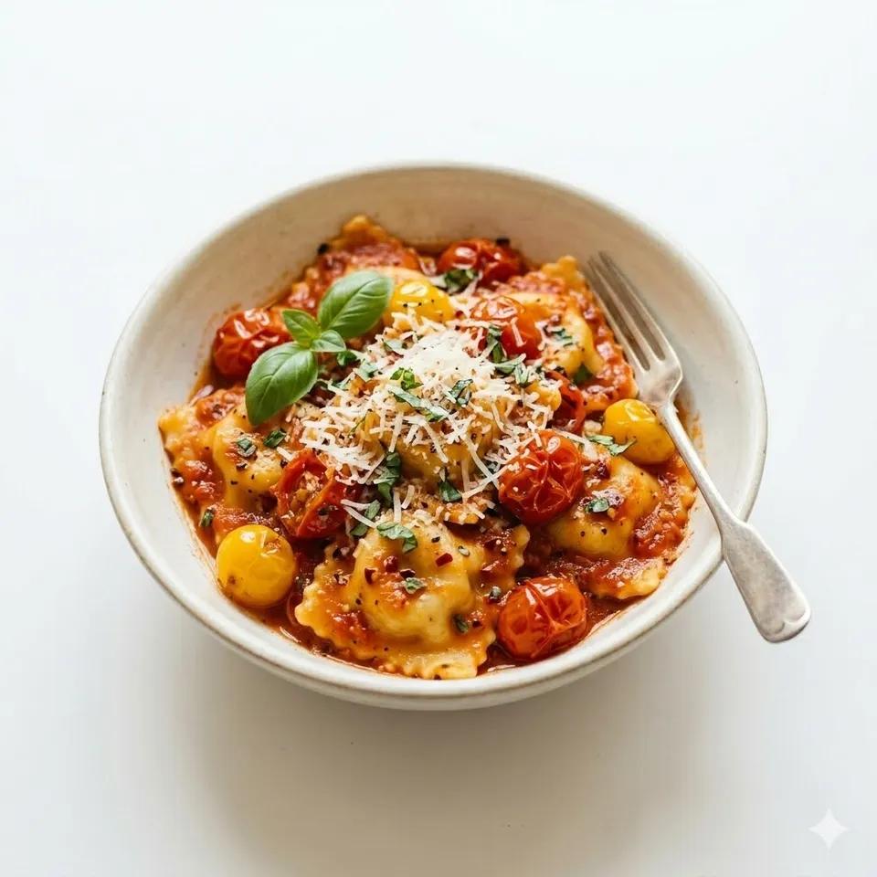 Ravioli bœuf arrabiata