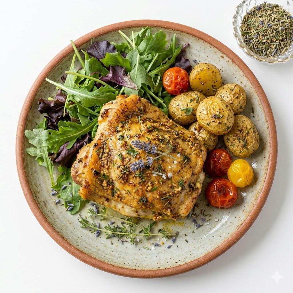 Plat Brochettes de poulet marinées