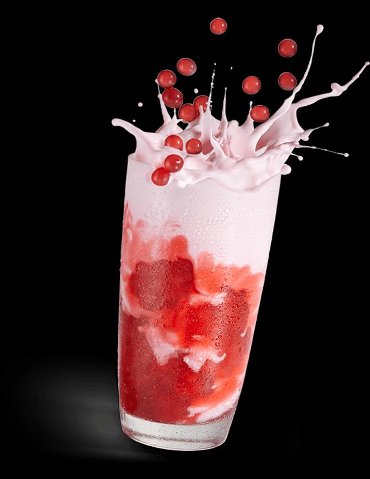 Limonade fraîche, sirop au choix et perles de fruits Yumyko