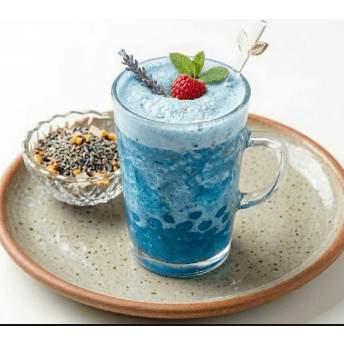 Frappé aux perles tropicales blue